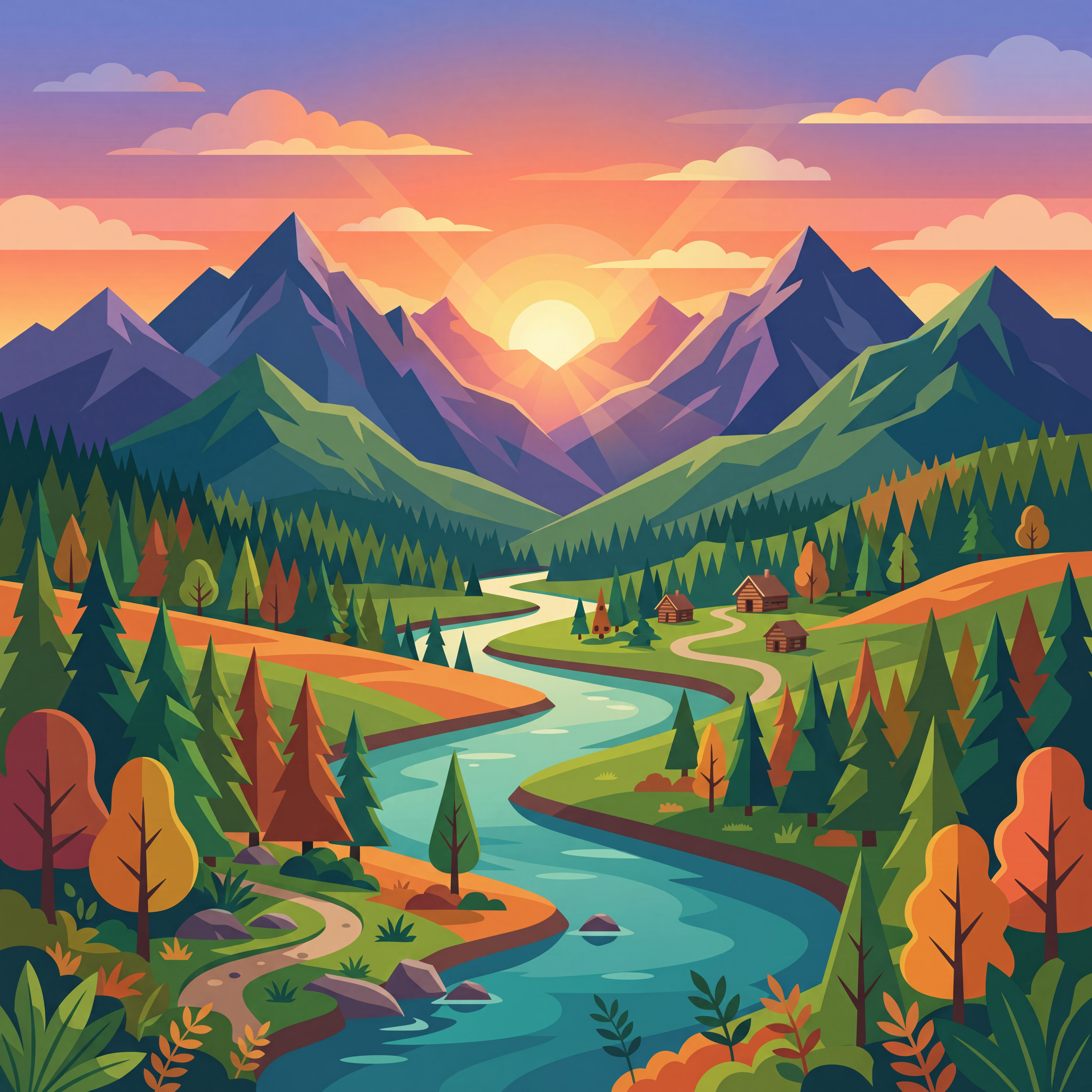 Digital artwork after image upscaler — sharp print-ready output