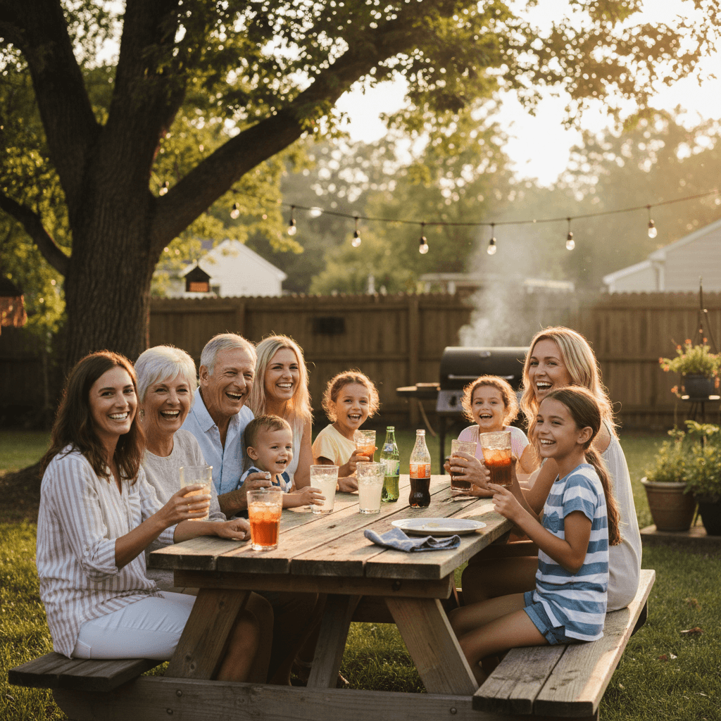 Add Father to Photo - Before