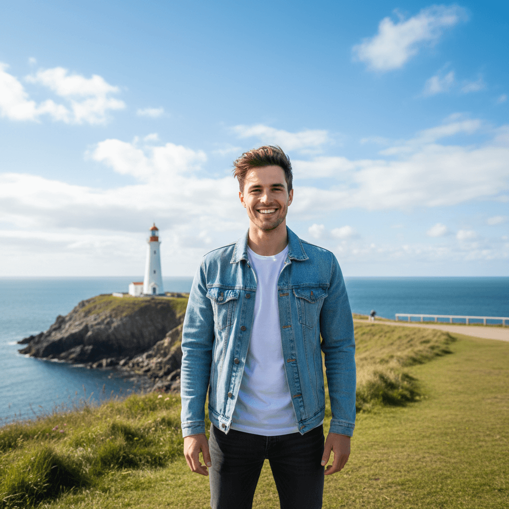 Add Girlfriend to Photo - Before