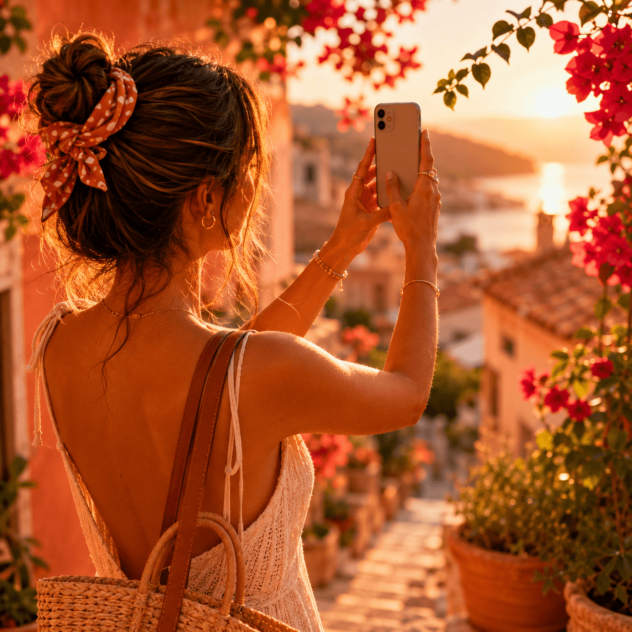 Photo extended for a social media post using a photo extender